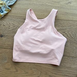 Pinkish orange workout top